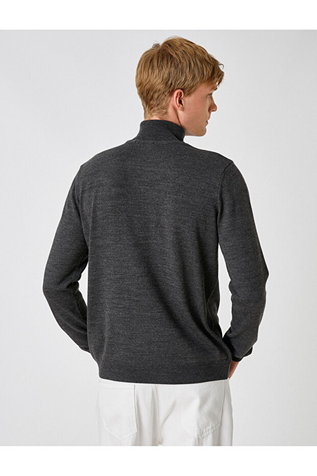 Basic-Rollkragenpullover - 4