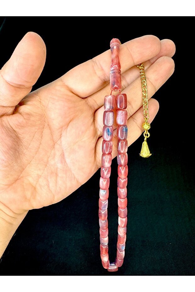 كبسولة كاتالين وردية مقطوعة 7 مم × 11 مم T-756