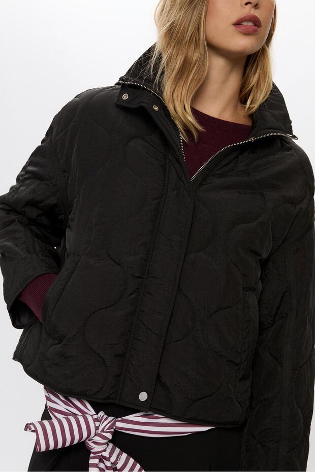 Kapüşonlu şişme ceket - 3