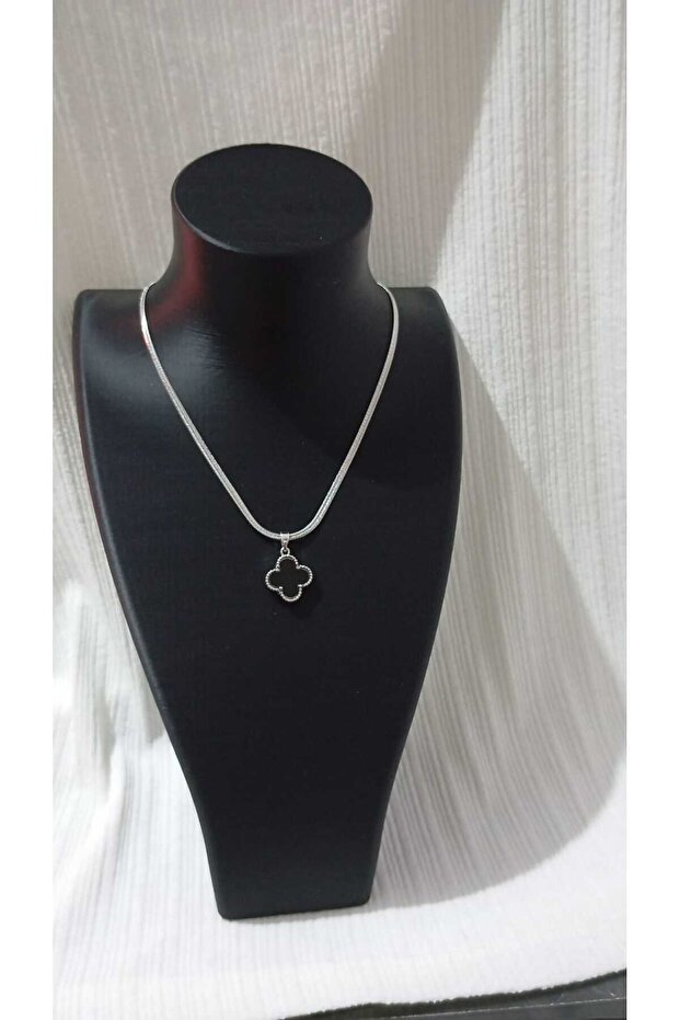 Çift yönlü yonca kolye - 1