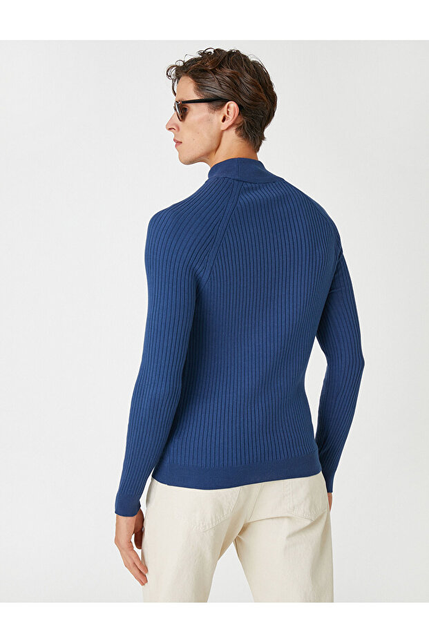 Basic Knitwear Sweater Half Turtleneck - 4