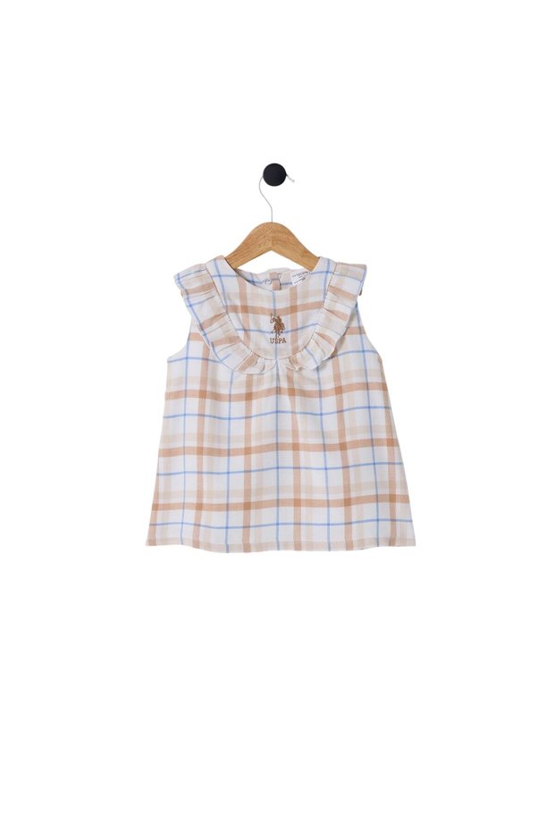U.S. Polo Baby Girl Dress Woven Fabric Cloth