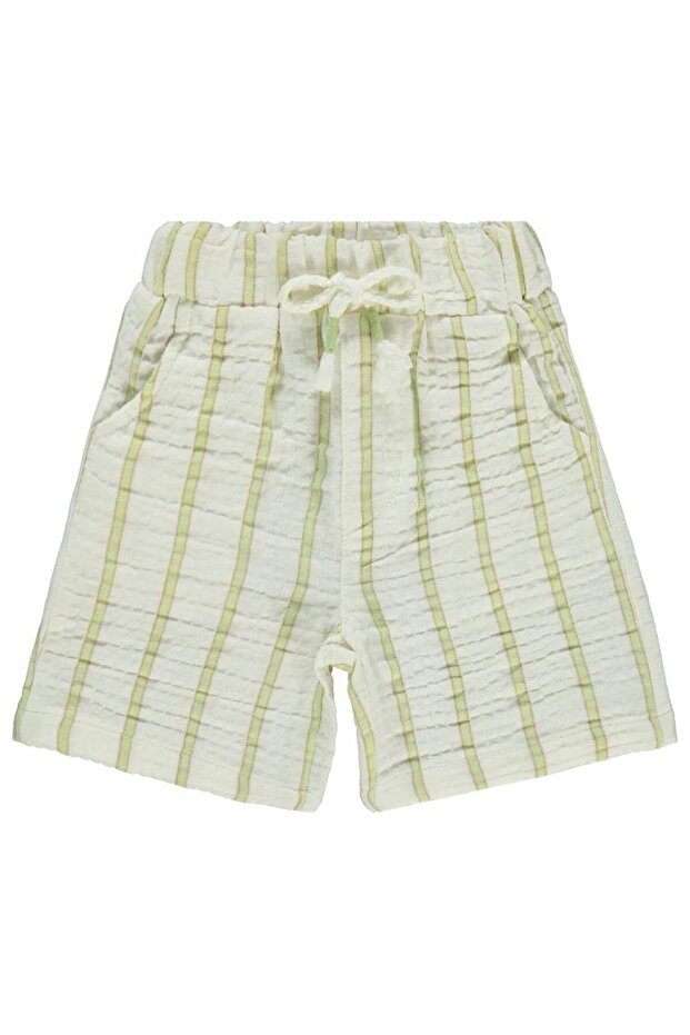 Striped Muslin 6-18 Months Capri - Green 18-24 Months