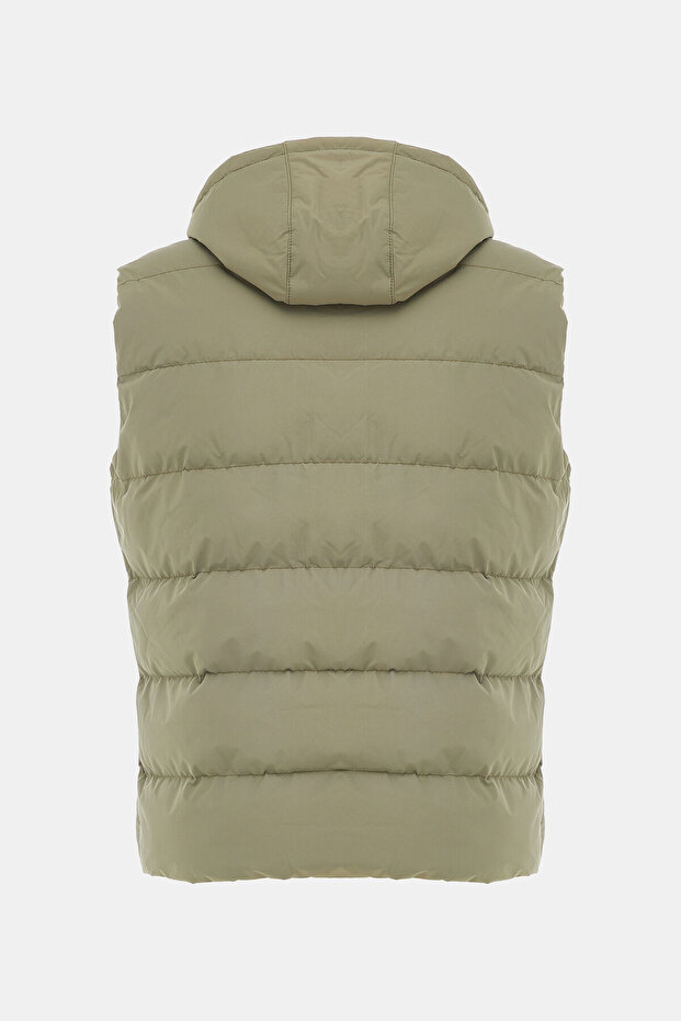 BEJ FERMUARLI YELEK - 2