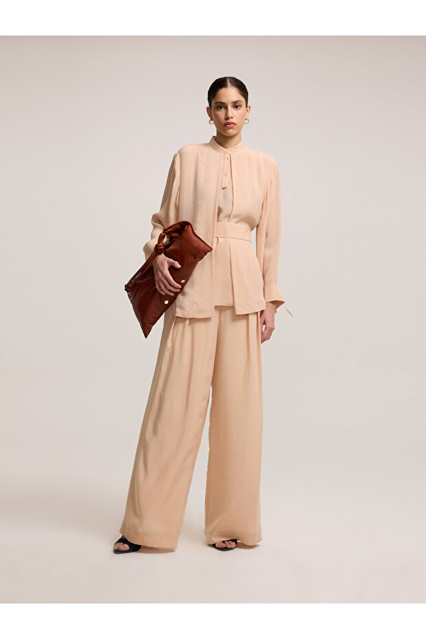 V Yaka Cupro Bluz - 1