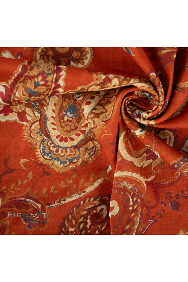 Eșarfă cu model natural - 2