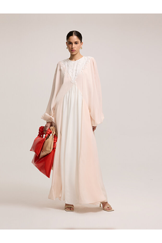 Oversize Cupro Elbise - 5