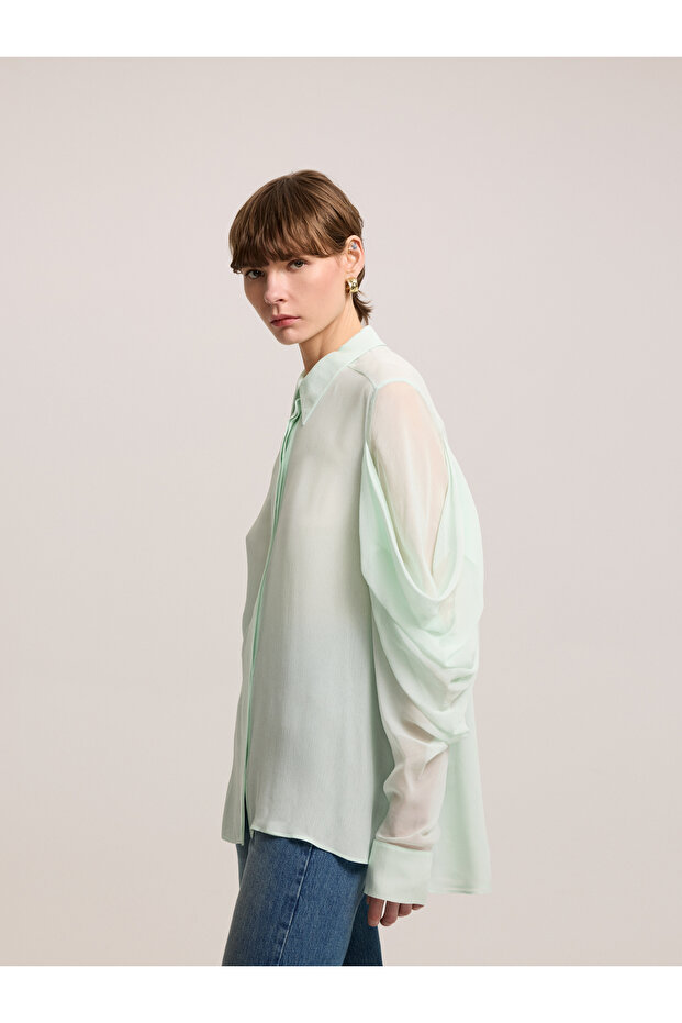 Mint Yeşili Bluz - 3