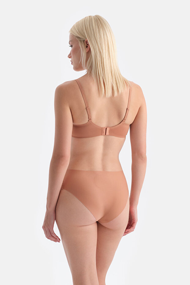 Brown Brown Nitsa Seamless Bra Without Underwire - 2