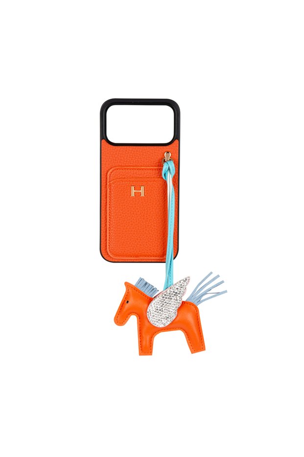 Orange Card Holder Toy Phone Case - Dk182 - iPhone 17 Pro