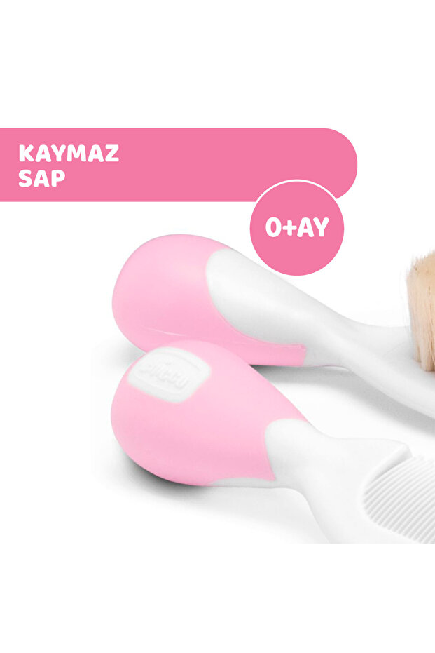 Pembe Fırça Ve Tarak Seti - 3