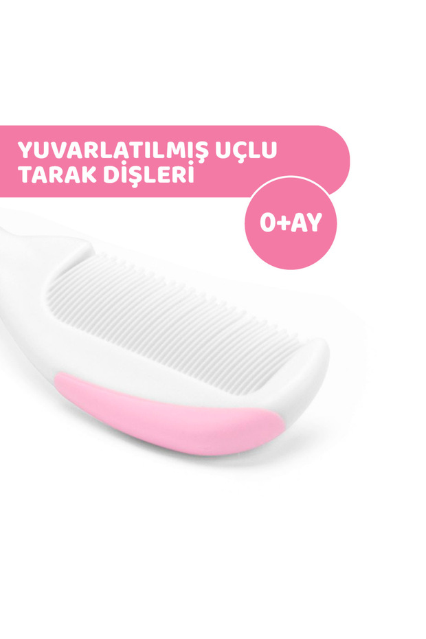 Pembe Fırça Ve Tarak Seti - 5