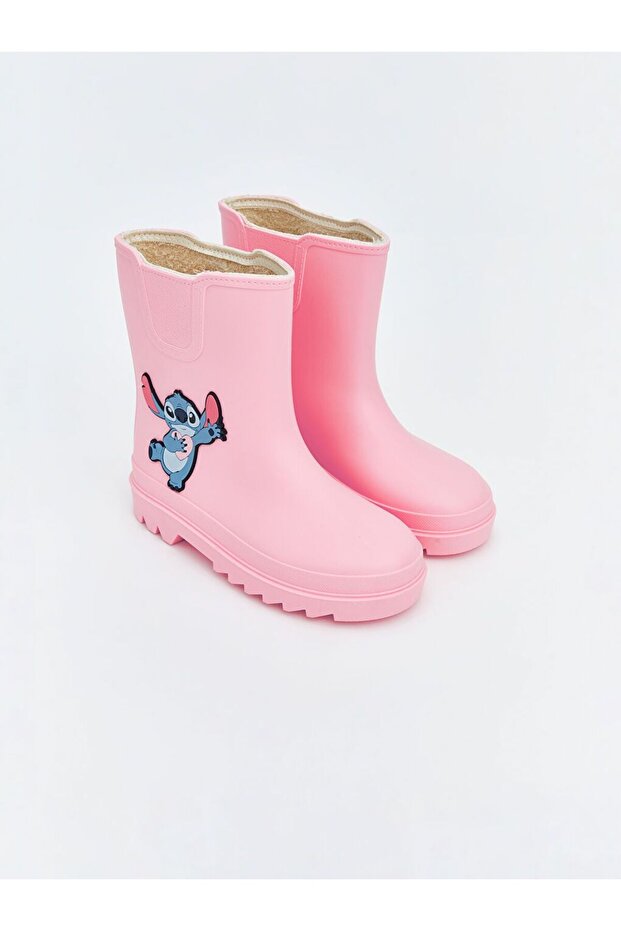 LCW STEPS Stitch Baskılı Kız Çocuk Yağmur Botu - 1