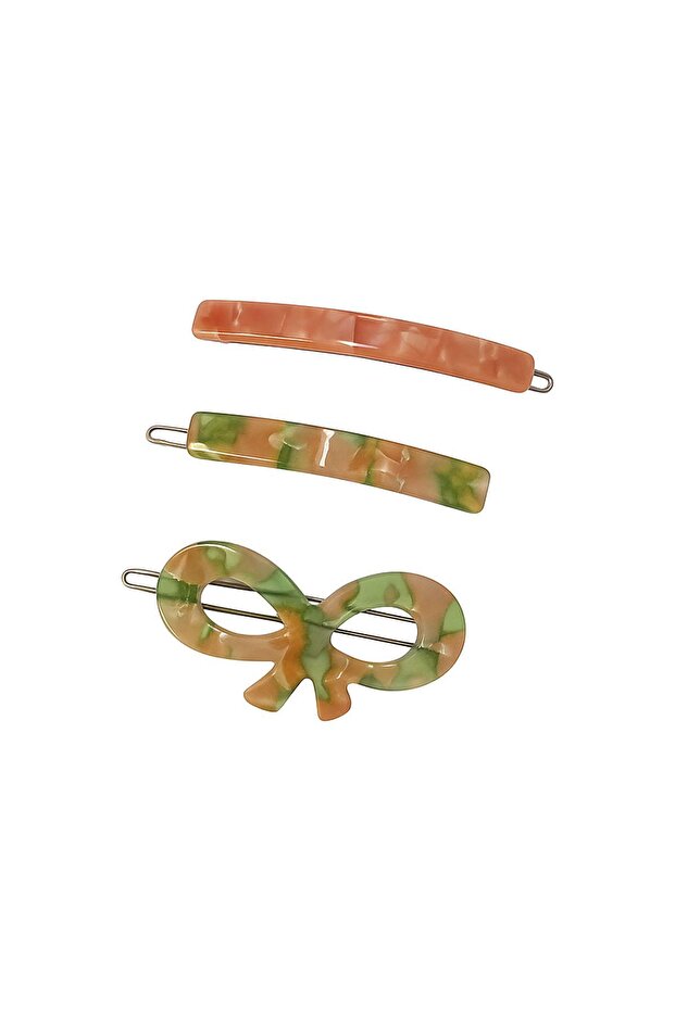 Acrylic Pastel Colors Pen Side Clip Set - 3 Pieces