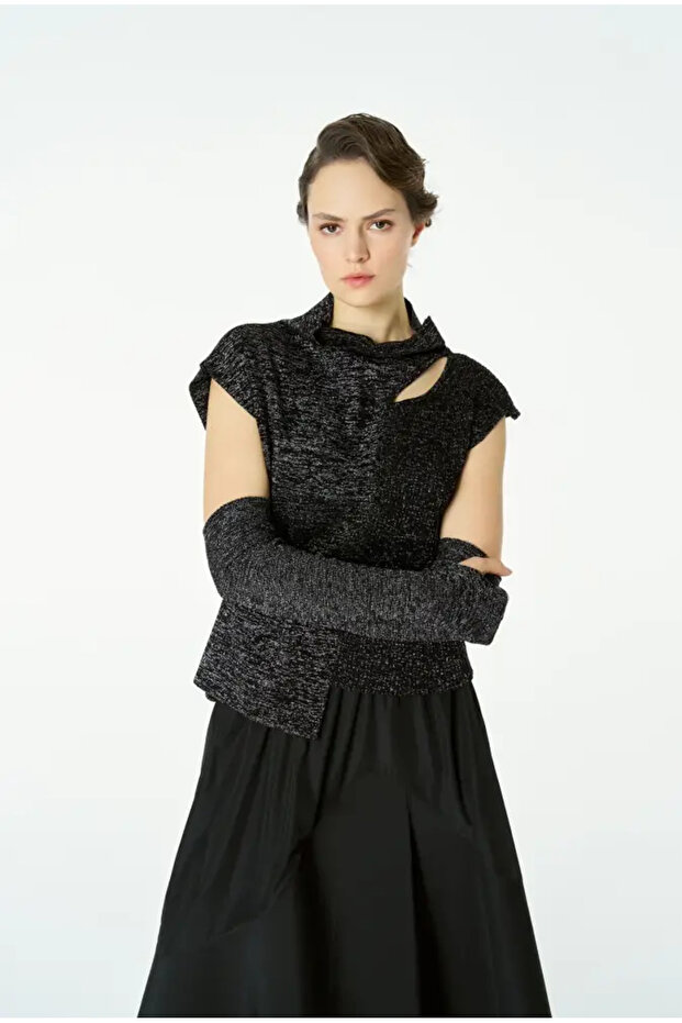 Alkor Bluz - Gümüş - 4