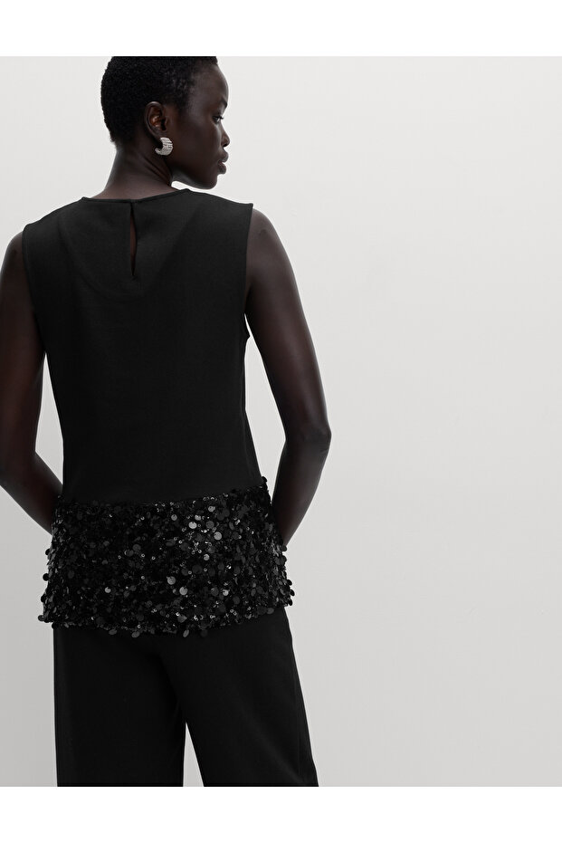 Payet Detaylı Bluz - 4