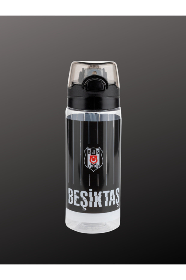 Me Çanta Beşiktaş Thin Rod Patterned 500 ml Plastic Water Bottle - 25371