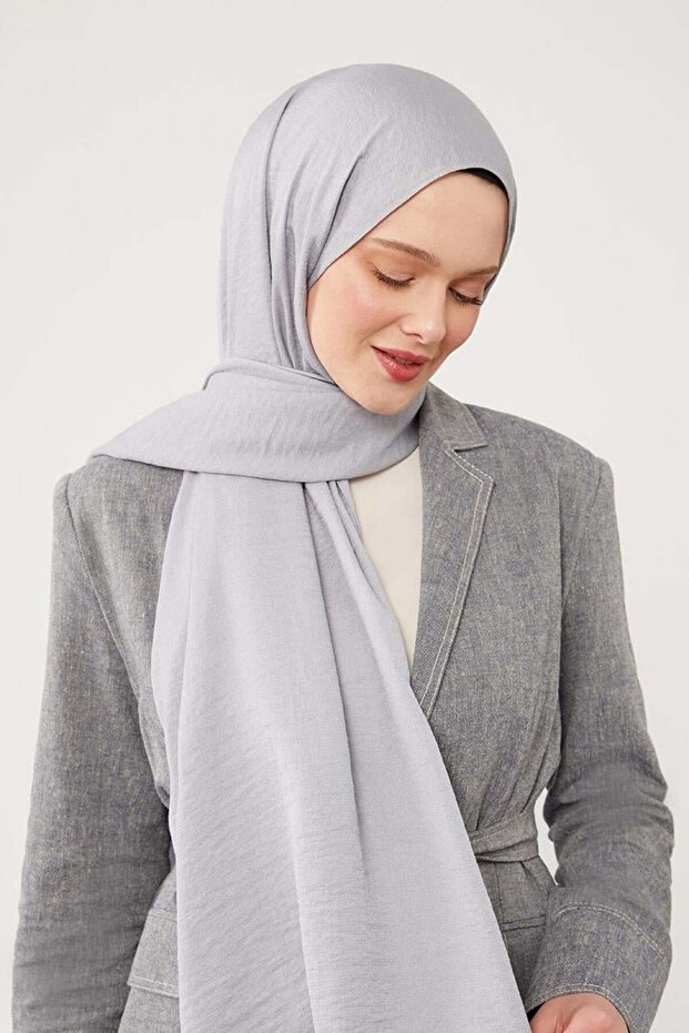 Gri Junset Şal - 2
