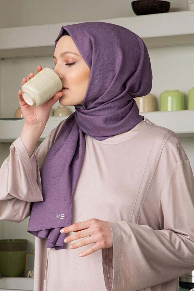 Lila Junset Şal - 2