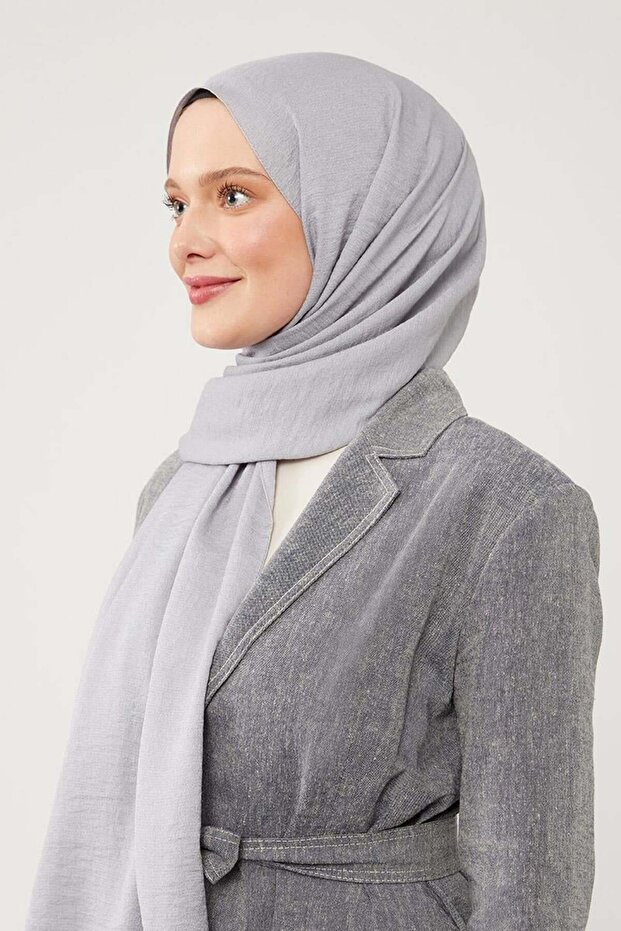 Gri Junset Şal - 4