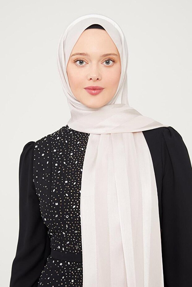 شال طوكيو مع شريط لامع حجري