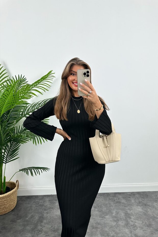 Merserize Triko Elbise - 2