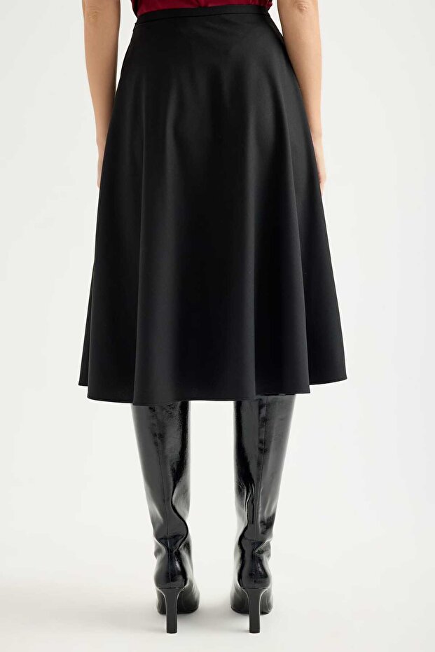 Siyah Kloş Etek - 7