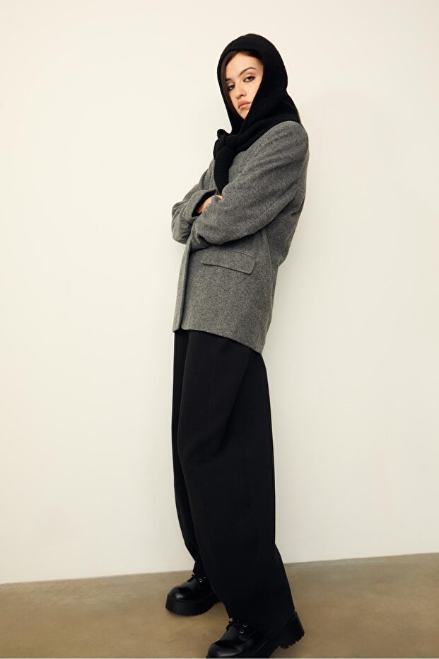 Oversize balıksırtı blazer - 2