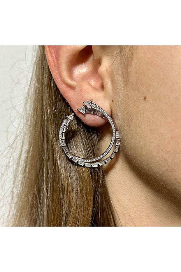 Cercei semicerc dublu - 2