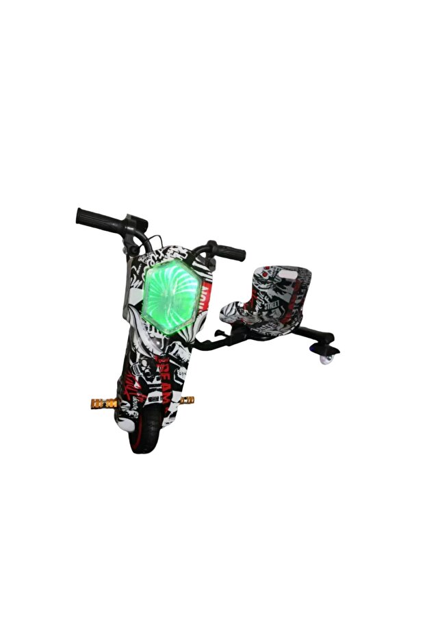 Drift Scooter Small 36V White DP‑111S Ride-On Toy (Ages 6+)