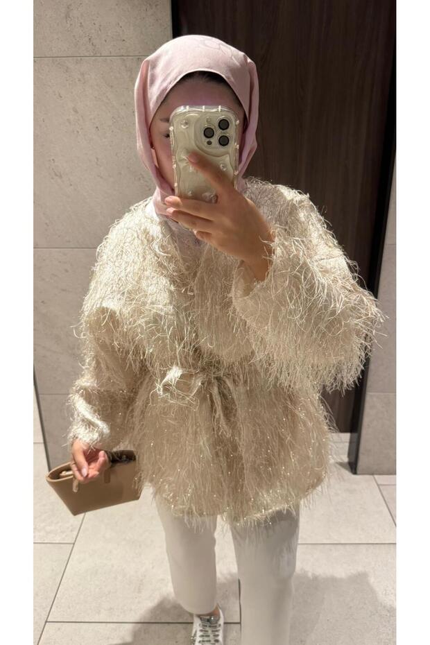 Fringed Jacket Off White - 4
