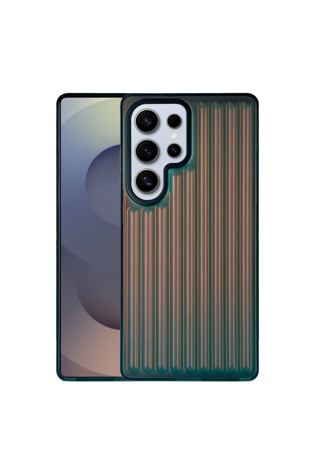 Sbprc S25 Ultra Compatible Case Wavy Shockproof Soft Touch Jeremy Cover - Black