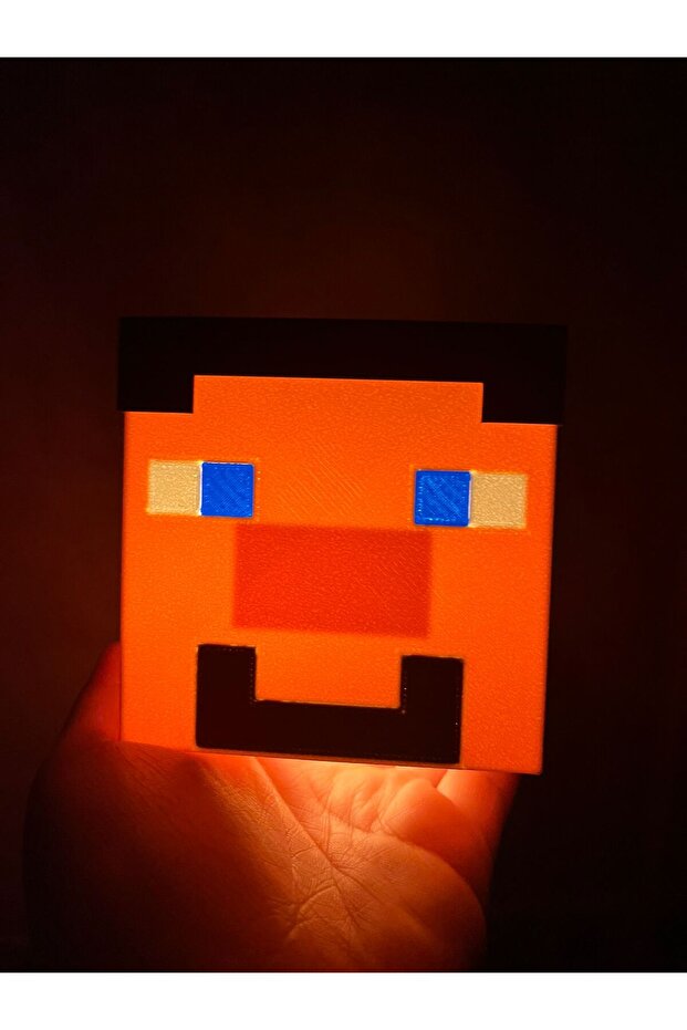 Minecraft Steve Gece Lambası - 9