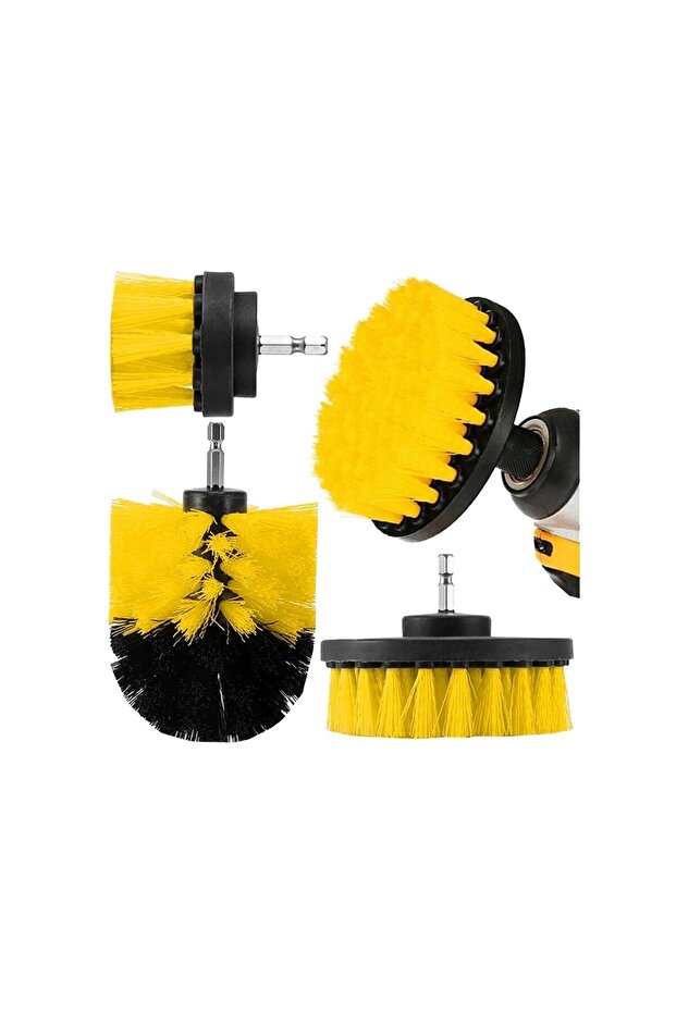 Cleaning brush set, 3 pieces, - 1