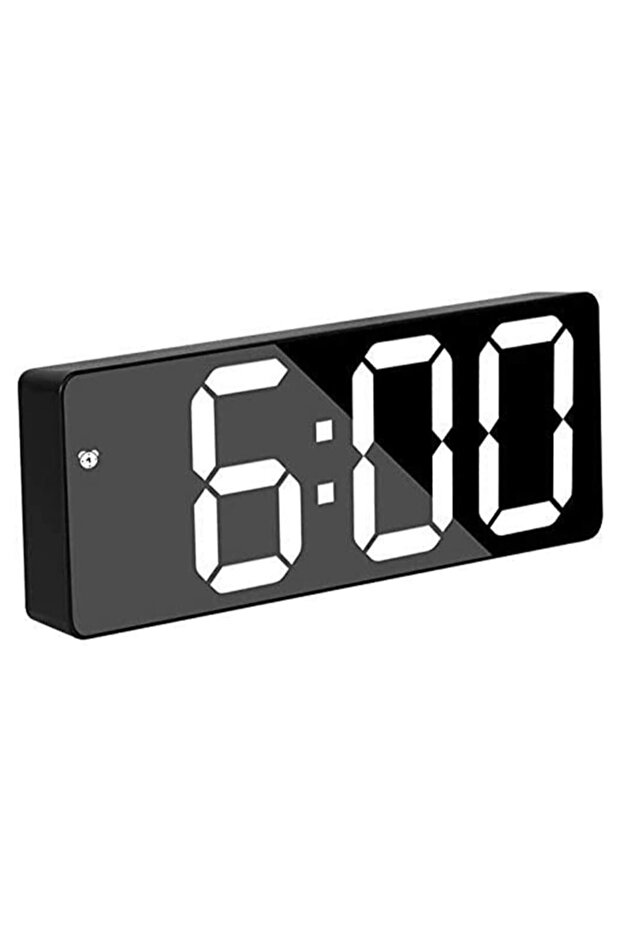 LED Digital Alarm Clock with Snooze Dimmable Temperature, Date, 12/24Hr and USB/Battery Powered for
