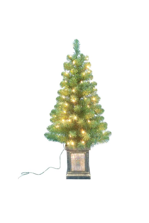 99 cm Christmas Lighted Pine Tree with 105 Branches