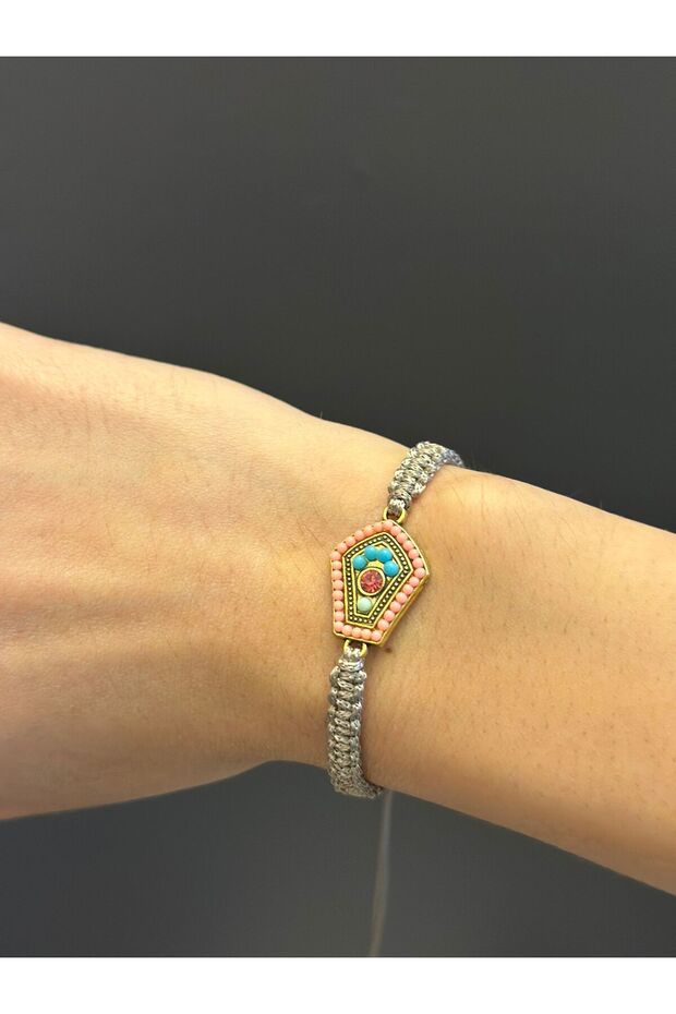 Ethnic Beaded Women's Rope Bracelet