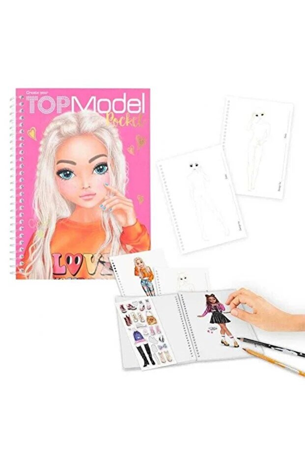 Topmodel Pocket Colourıng Book - 2