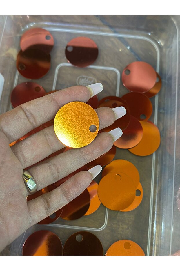 50 Pieces Bronze Bag Sequins 3 cm