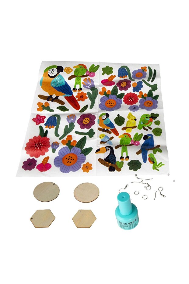 SET CREATIV "PAPER PATCH" CERCEI DIN LEMN - 2