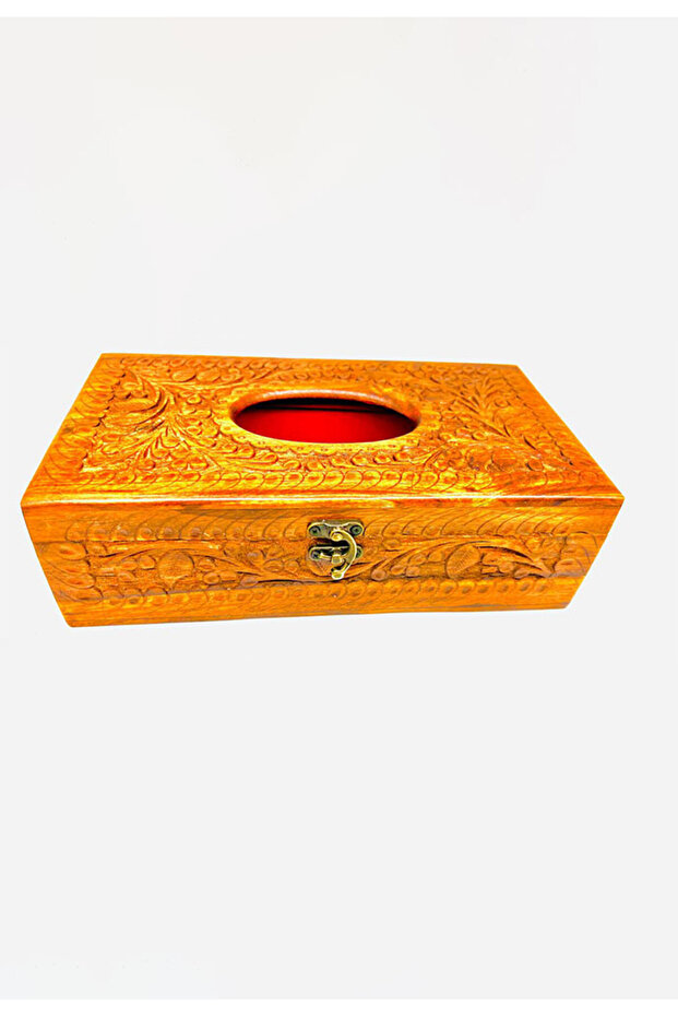 Handmade Wood Tissue Box – Unique Wooden Tissue Holder for Home, Office & Car