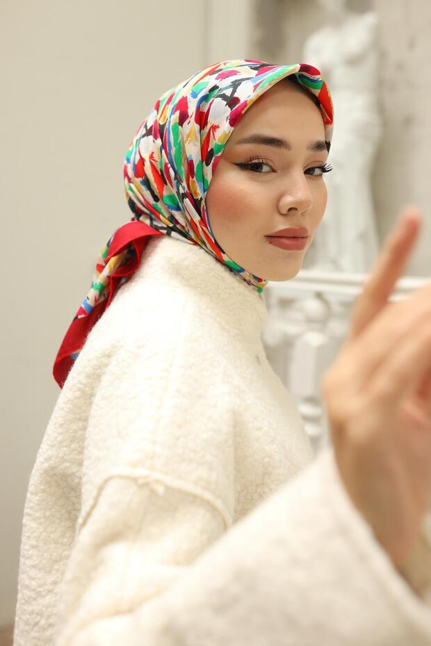 Organic Cotton Silk Scarf 79012-06