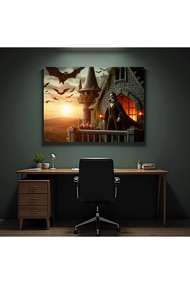 Tablou - Dracula la balcon - 3