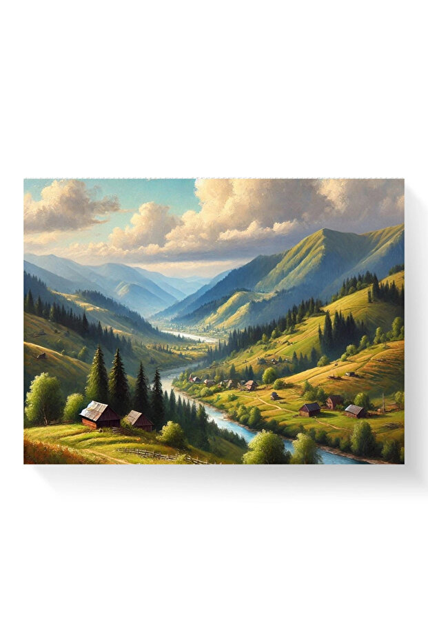 Tablou - Vale între munți - 3