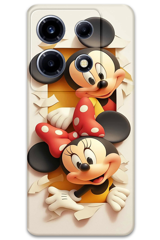 Infinix Note 30 Vip Case Hd Pattern B Printed Back Cover - Mickey 2