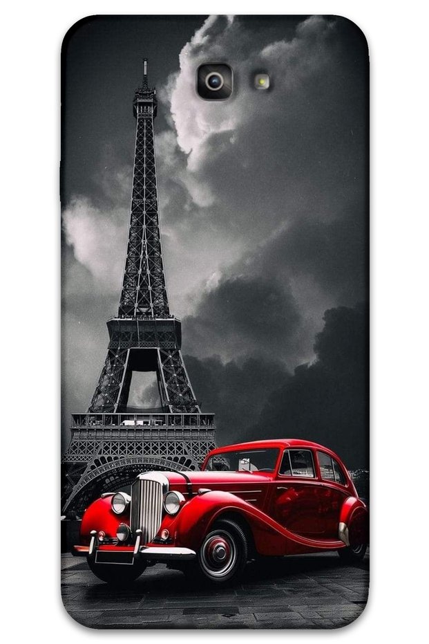 غطاء خلفي لهاتف سامسونج جالاكسي J7 برايم HD Pattern مطبوع - Cool Eiffel