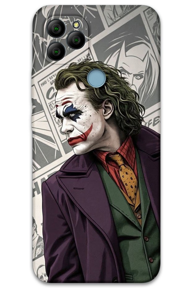 General Mobile Gm 22 Case Hd Pattern Printed Back Cover - Joker