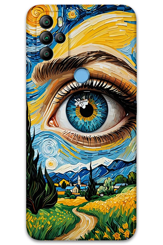 General Mobile Gm 21 Pro Case Hd Pattern Printed Back Cover - Art Eye