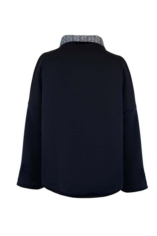 Çift Taraflı Oversize Ceket - 7