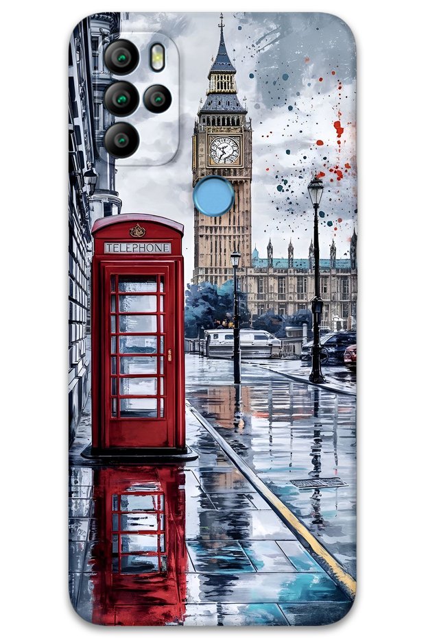 General Mobile Gm 21 Pro Case Hd Pattern Printed Back Cover - London